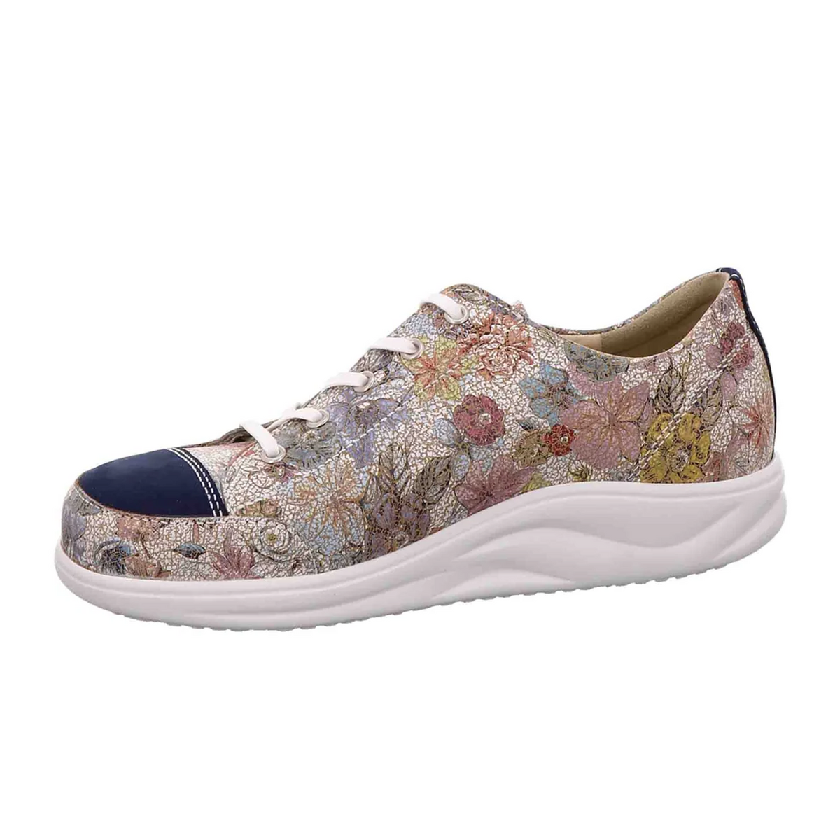 Finn Comfort Ikebukuro Lace Up (Women) - Multi/Atoll Verano/Nubuck Dress-Casual - Lace Ups - The Heel Shoe Fitters