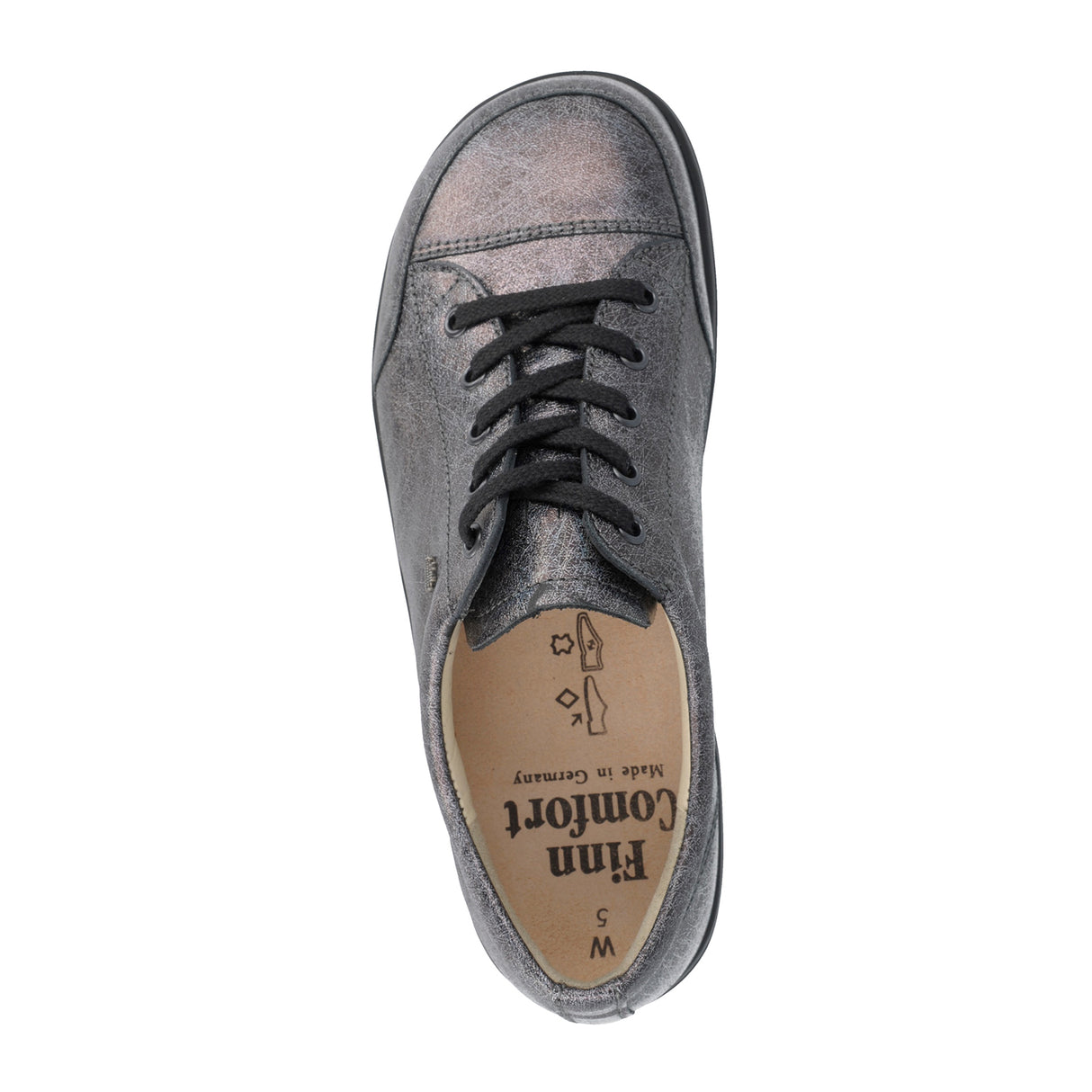 Finn Comfort Ikebukuro Lace Up (Women) - Plantin/Maglia Dress-Casual - Lace Ups - The Heel Shoe Fitters