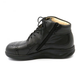 Finn Comfort Tsukubasan Boot (Women) - Black Nappa Boots - Casual - Low - The Heel Shoe Fitters