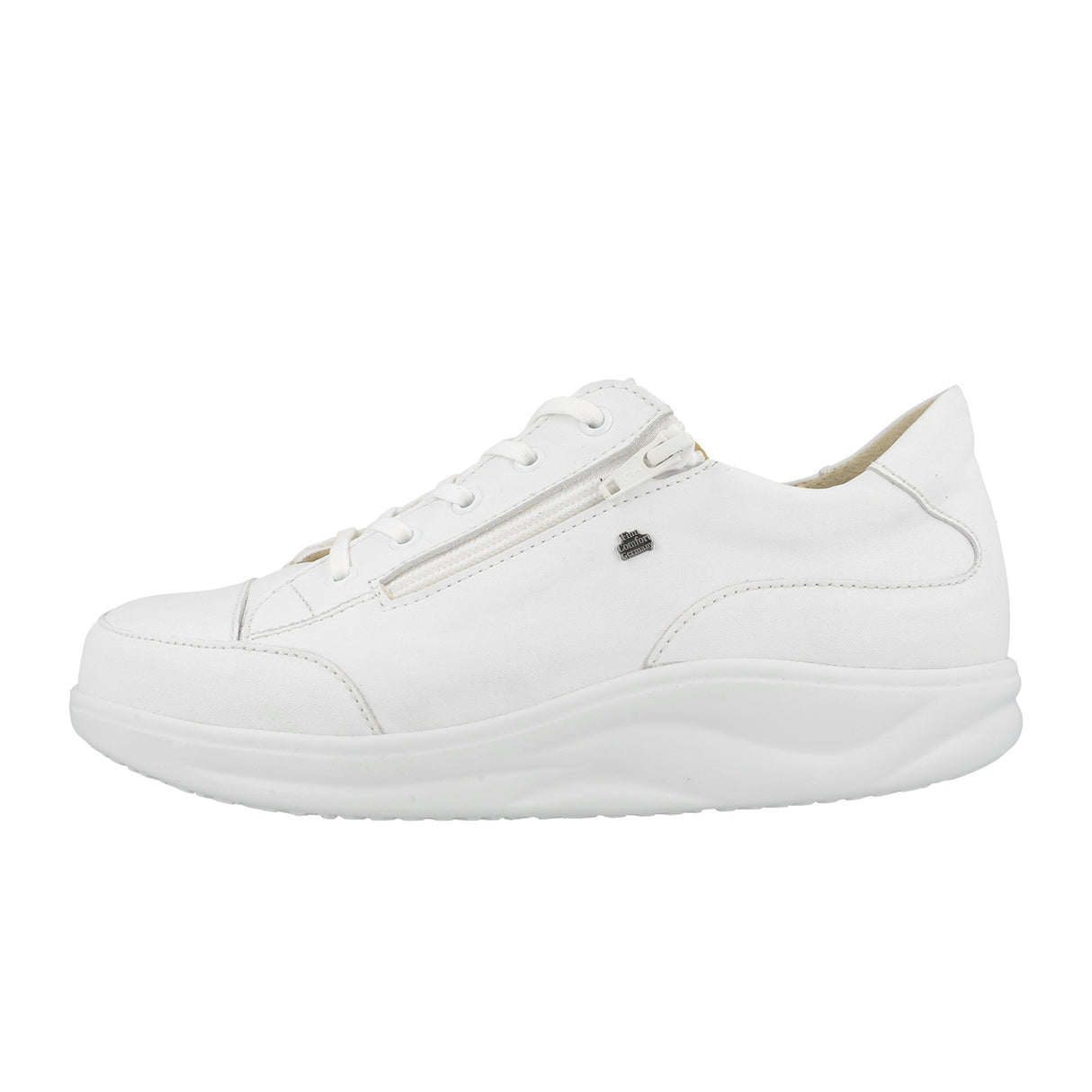 Finn Comfort Hachiouji Sneaker (Women) - Weiss Nappa Dress-Casual - Lace Ups - The Heel Shoe Fitters