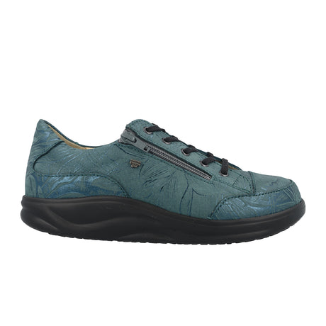 Finn Comfort Hachiouji Sneaker (Women) - Petrol Fall Athletic - Casual - Lace Up - The Heel Shoe Fitters