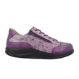 Finn Comfort Hachiouji Sneaker (Women) - Grape/Pink Nube/Maglia Athletic - Casual - Lace Up - The Heel Shoe Fitters