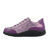 Finn Comfort Hachiouji Sneaker (Women) - Grape/Pink Nube/Maglia Athletic - Casual - Lace Up - The Heel Shoe Fitters