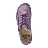 Finn Comfort Hachiouji Sneaker (Women) - Grape/Pink Nube/Maglia Athletic - Casual - Lace Up - The Heel Shoe Fitters