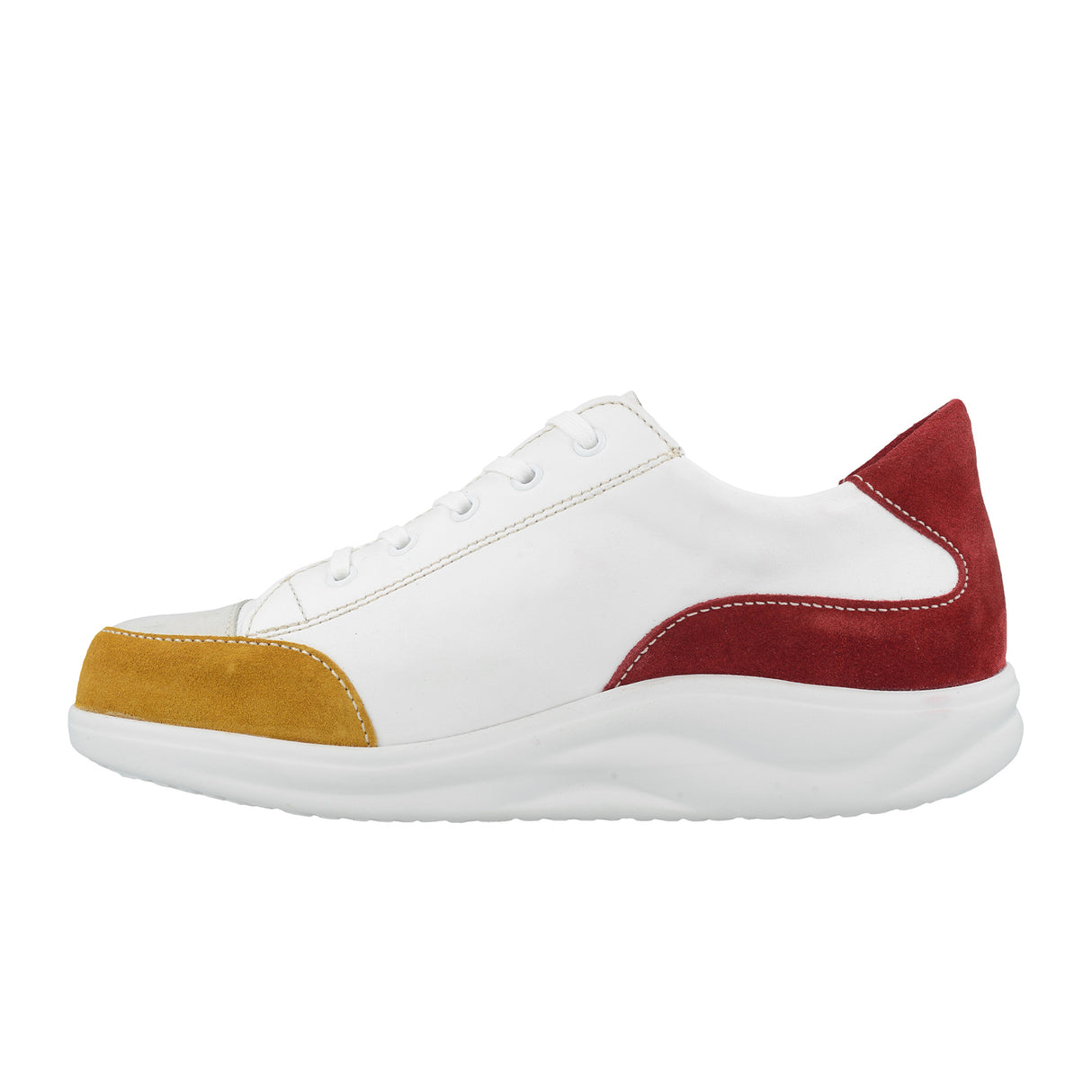 Finn Comfort Hachiouji Sneaker (Women) - Curry/Bianco/Weiss Athletic - Casual - Lace Up - The Heel Shoe Fitters