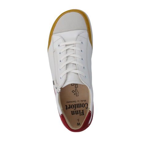 Finn Comfort Hachiouji Sneaker (Women) - Curry/Bianco/Weiss Athletic - Casual - Lace Up - The Heel Shoe Fitters