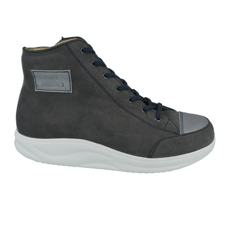 Finn Comfort Holten Boot (Women) - Grey/Grey/Nubuck Ox Boots - Casual - Low - The Heel Shoe Fitters