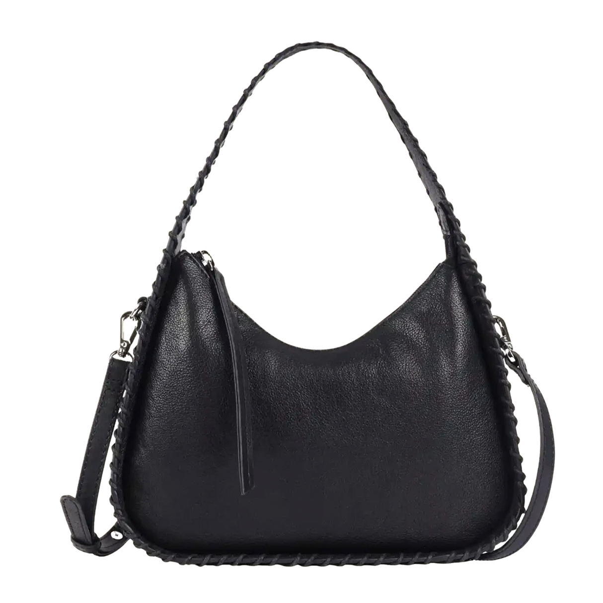 Milo Nico Hobo Bag - Black Accessories - Bags - Crossbody - The Heel Shoe Fitters