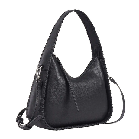 Milo Nico Hobo Bag - Black Accessories - Bags - Crossbody - The Heel Shoe Fitters