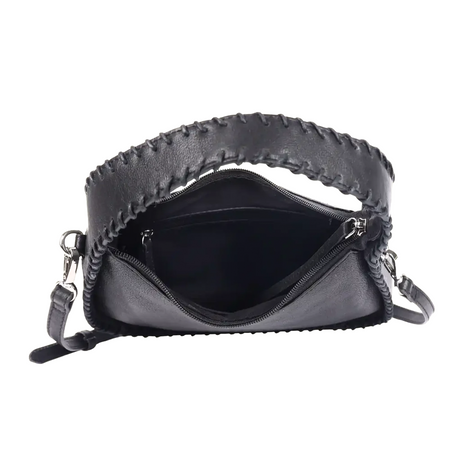 Milo Nico Hobo Bag - Black Accessories - Bags - Crossbody - The Heel Shoe Fitters