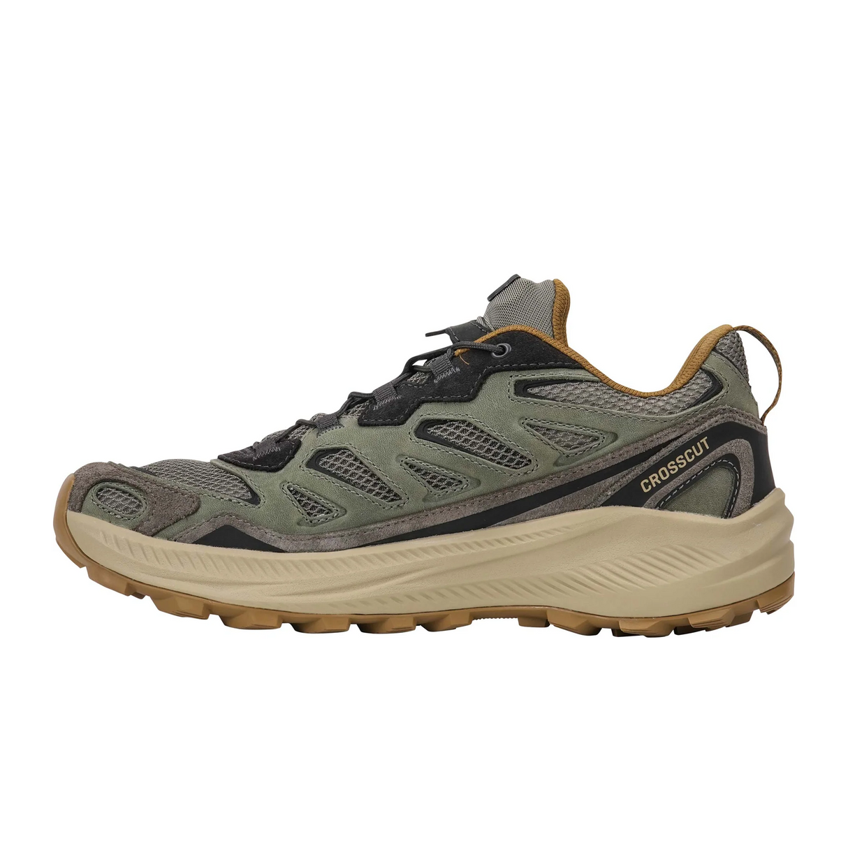 Oboz Crosscut Low Hiking Shoe (Men) - Olive Branch