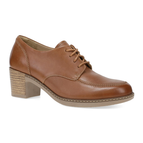 Dansko Maris Heeled Oxford (Women) - Luggage Dress-Casual - Oxford - The Heel Shoe Fitters