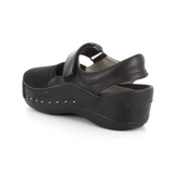 Wolky Strap-Cloggy (Women) - Black Dress-Casual - Flats - The Heel Shoe Fitters