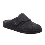 Finn Comfort Tirol Clog (Unisex) - Wollfilz Anthrazit Dress-Casual - Clogs & Mules - The Heel Shoe Fitters