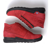 Wolky Why Ankle Boot (Women) - Oxblood Antique Nubuck Boots - Casual - Low - The Heel Shoe Fitters
