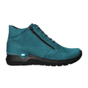 Wolky Why Ankle Boot (Women) - Petrol Antique Nubuck Boots - Casual - Low - The Heel Shoe Fitters