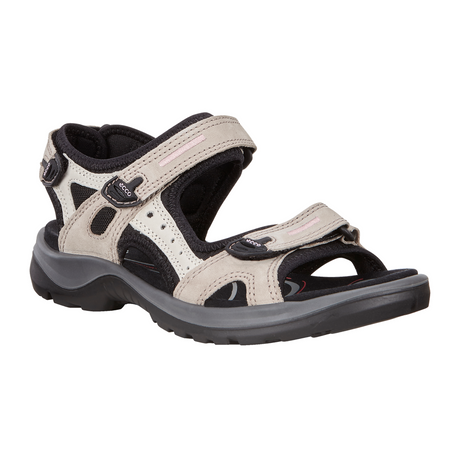 ECCO Yucatan Active Sandal (Women) - Atmosphere/Ice White/Black Sandal - Active - The Heel Shoe Fitters