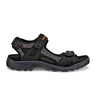 ECCO Yucatan Active Sandal (Men) - Black/Mole/Black Sandal - Active - The Heel Shoe Fitters