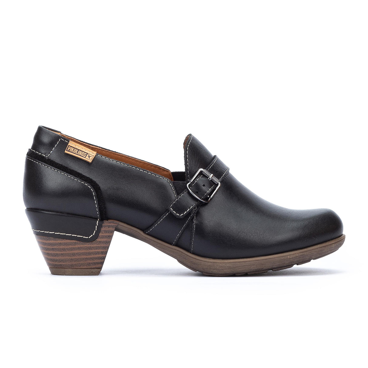 Pikolinos Rotterdam 902-5861 Heeled Ankle Boot (Women) - Black Boots - Casual - Low - The Heel Shoe Fitters