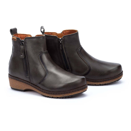 Pikolinos Granada W0W-8988 Ankle Boot (Women) - Lead Boots - Casual - Mid - The Heel Shoe Fitters