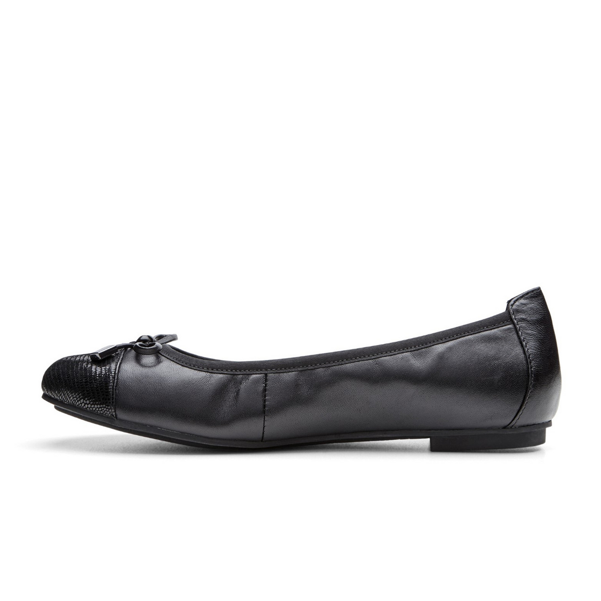 Vionic Minna Ballet Flat (Women) - Black Dress-Casual - Flats - The Heel Shoe Fitters