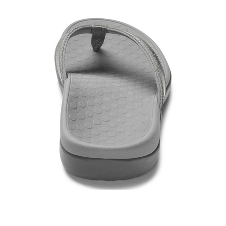 Vionic Tide Sandal (Women) - Pewter Metallic Sandals - Thong - The Heel Shoe Fitters