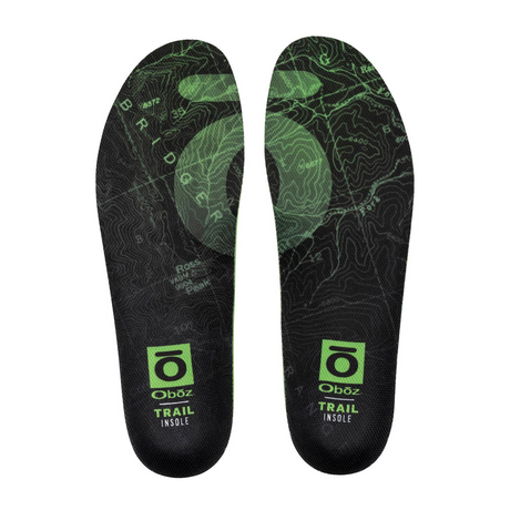 Oboz Trail Insole (Unisex) - Green Accessories - Orthotics - Full Length - The Heel Shoe Fitters