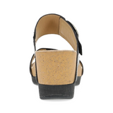 Dansko Shannon Wedge Sandal (Women) - Black Sandal - Heel/Wedge - The Heel Shoe Fitters