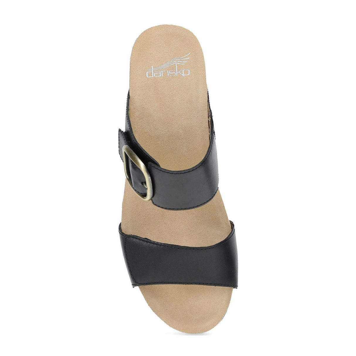 Dansko Shannon Wedge Sandal (Women) - Black Sandal - Heel/Wedge - The Heel Shoe Fitters