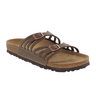 Birkenstock Granada Narrow Slide Sandal (Women) - Mocha Birkibuc Sandal - Slide - The Heel Shoe Fitters