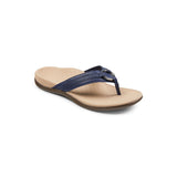 Vionic Aloe Thong Sandal (Women) - Navy Leather Sandals - Thong - The Heel Shoe Fitters