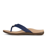 Vionic Aloe Sandal (Women) - Navy Nappa Leather Sandals - Thong - The Heel Shoe Fitters