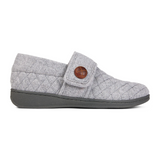 Vionic Jackie Flannel Slipper (Women) - Light Grey Dress-Casual - Slipper - The Heel Shoe Fitters