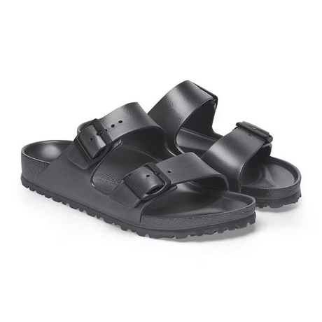 Birkenstock Arizona EVA Narrow Slide Sandal (Women) - Metallic Anthracite Sandal - Slide - The Heel Shoe Fitters