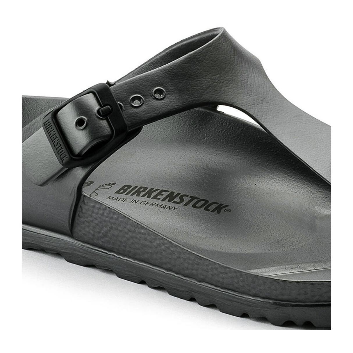 Birkenstock Gizeh EVA Sandal (Women) - Metallic Anthracite Sandals - Thong - The Heel Shoe Fitters