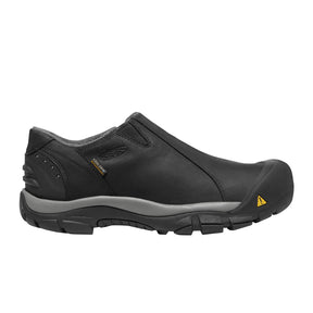 Keen Brixen Low Waterproof Insulated Slip On (Men) - Black/Gargoyle Dress-Casual - Slip On - The Heel Shoe Fitters