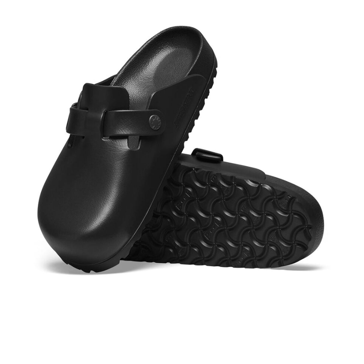 Birkenstock Boston EVA (Men) - Black Dress-Casual - Clogs & Mules - The Heel Shoe Fitters
