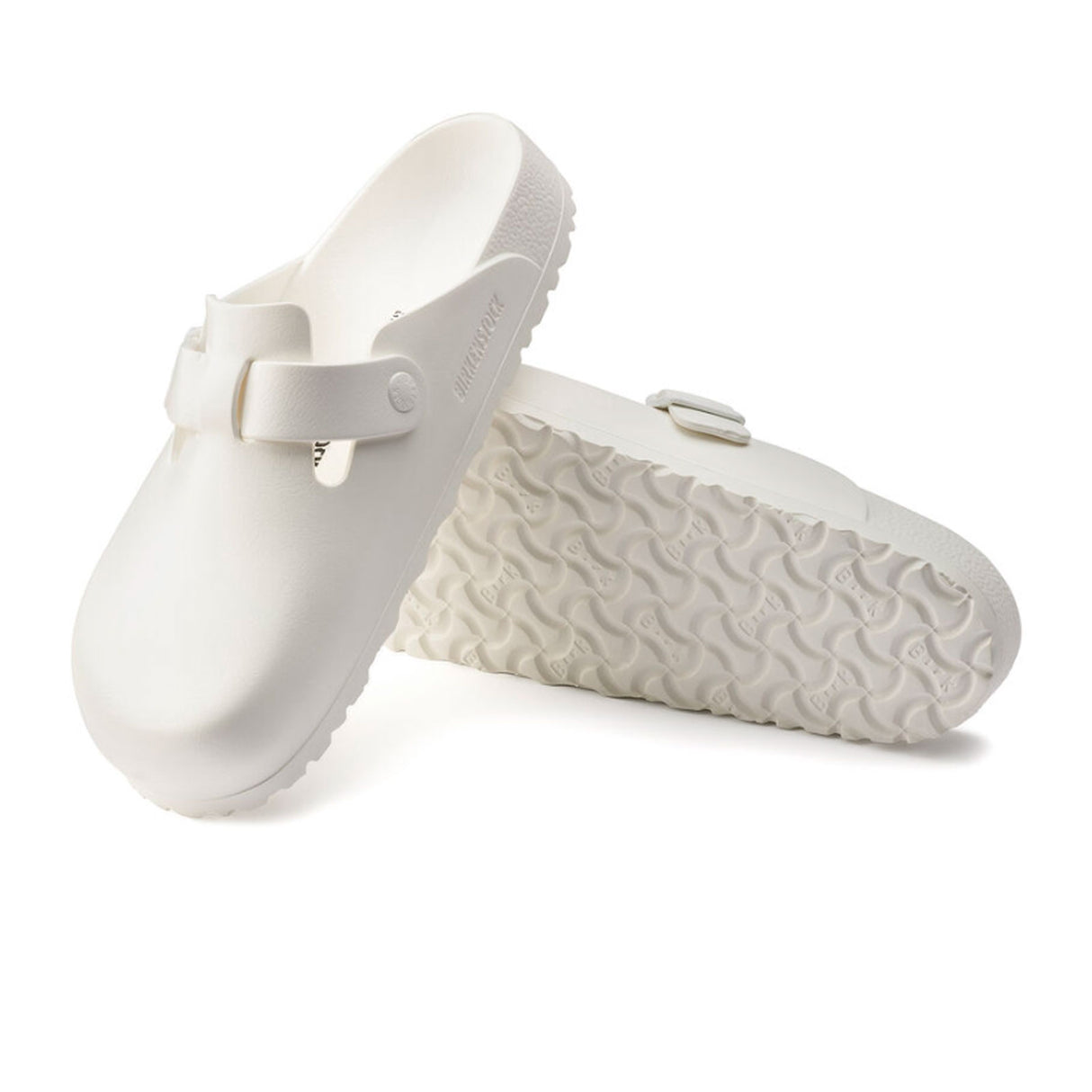 Birkenstock Boston EVA Narrow (Women) - White Dress-Casual - Clogs & Mules - The Heel Shoe Fitters
