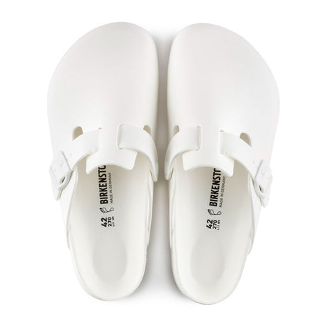 Birkenstock Boston EVA (Men) - White Dress-Casual - Clogs & Mules - The Heel Shoe Fitters