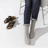 Birkenstock Cotton Twist Crew Sock (Women) - Light Gray Accessories - Socks - Lifestyle - The Heel Shoe Fitters