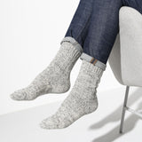 Birkenstock Cotton Twist Crew Sock (Women) - Light Gray Accessories - Socks - Lifestyle - The Heel Shoe Fitters