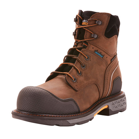 Ariat OverDrive XTR 6" Waterproof Composite Toe Work Boot (Men) - Oily Distressed Brown Boots - Work - 6 Inch - The Heel Shoe Fitters