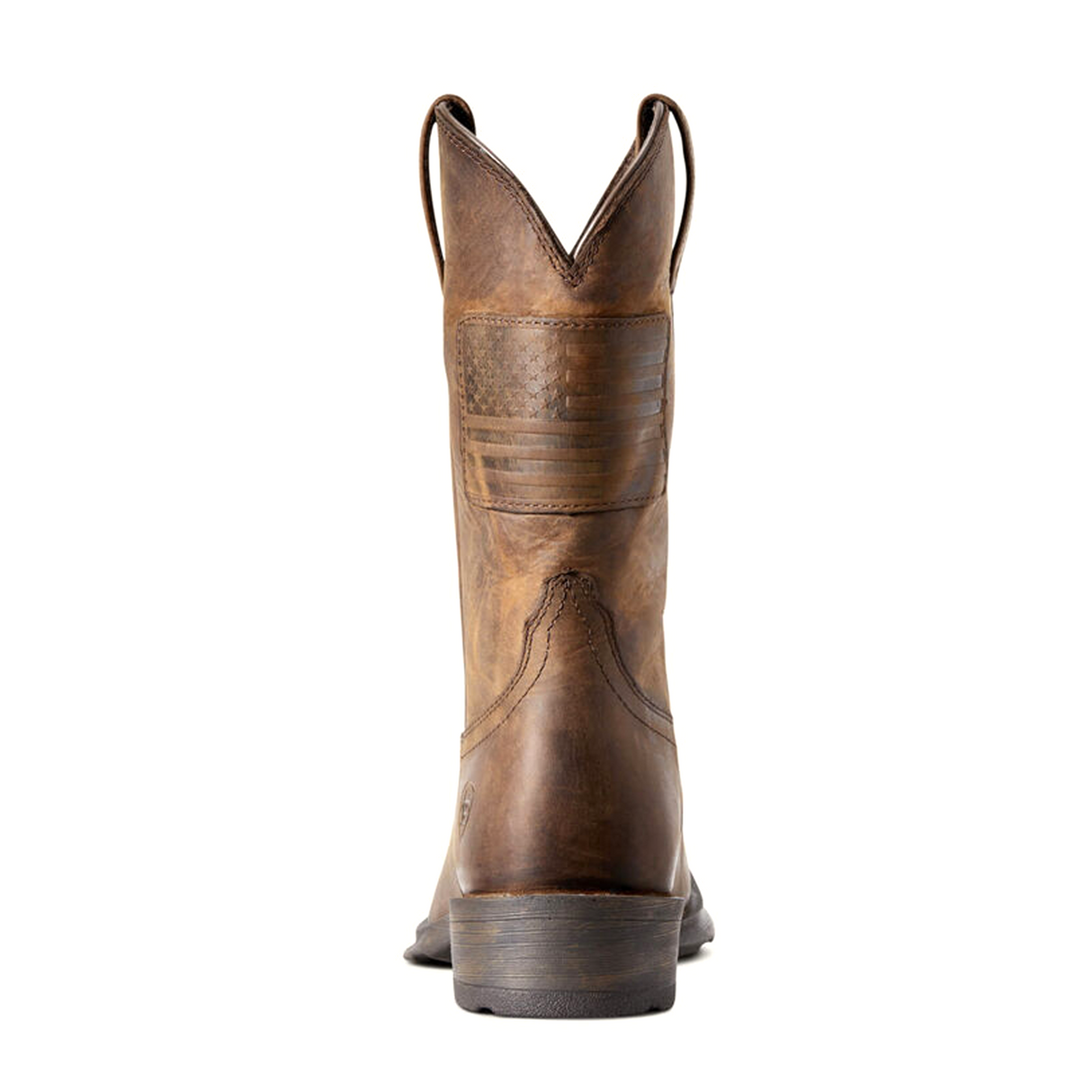 Ariat Rambler Patriot Western Boot (Men) - Distressed Brown Boots - Fashion - Mid Boot - The Heel Shoe Fitters