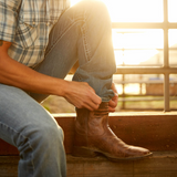 Ariat Rambler Patriot Western Boot (Men) - Distressed Brown Boots - Fashion - Mid Boot - The Heel Shoe Fitters