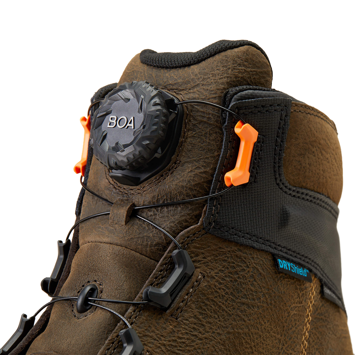 Ariat MNS Stump Jumper 6" BOA Waterproof Composite Toe Work Boot (Men) - Iron Coffee