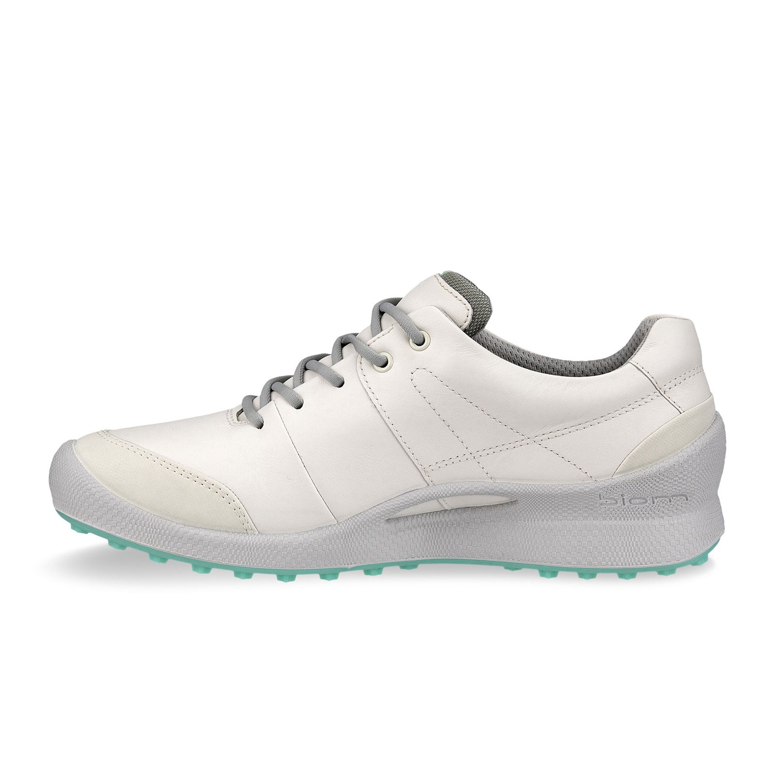 Ecco Biom Golf Hybrid Golf Shoe (Women) - White/Concrete - The Shoe Fitters
