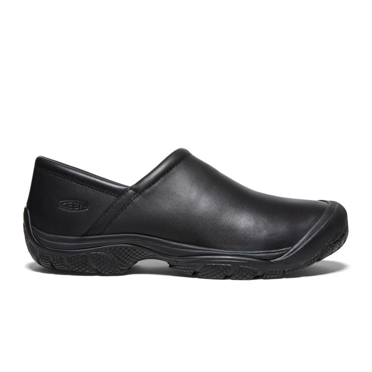 Keen Utility PTC Slip On Work Shoe (Men) - Black Boots - Work - Low - Soft Toe - The Heel Shoe Fitters