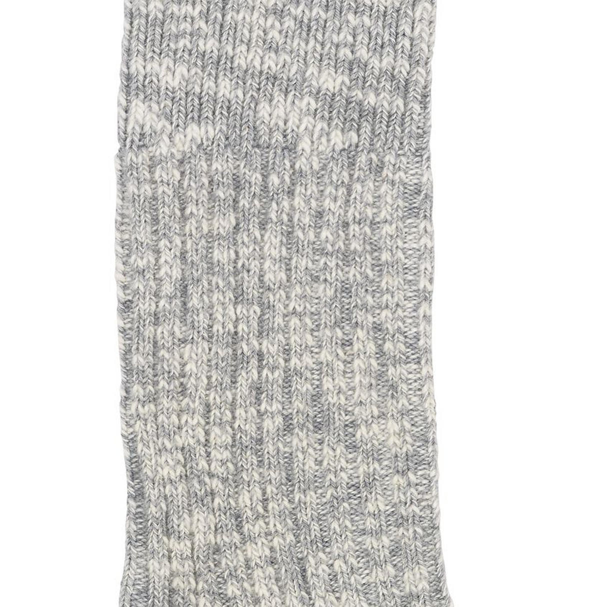 Birkenstock Cotton Slub Crew Sock (Women) - Gray/White Accessories - Socks - Lifestyle - The Heel Shoe Fitters