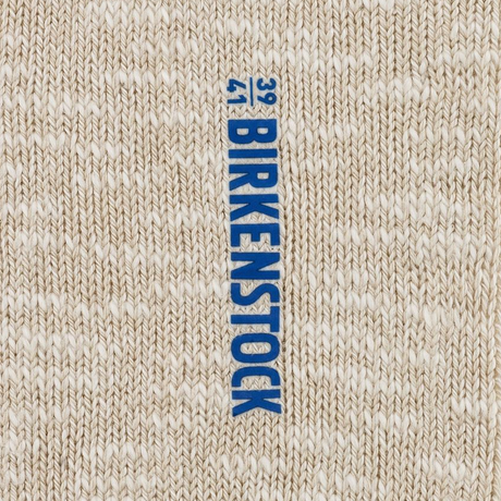 Birkenstock Cotton Slub Crew Sock (Women) - Beige/White Accessories - Socks - Lifestyle - The Heel Shoe Fitters