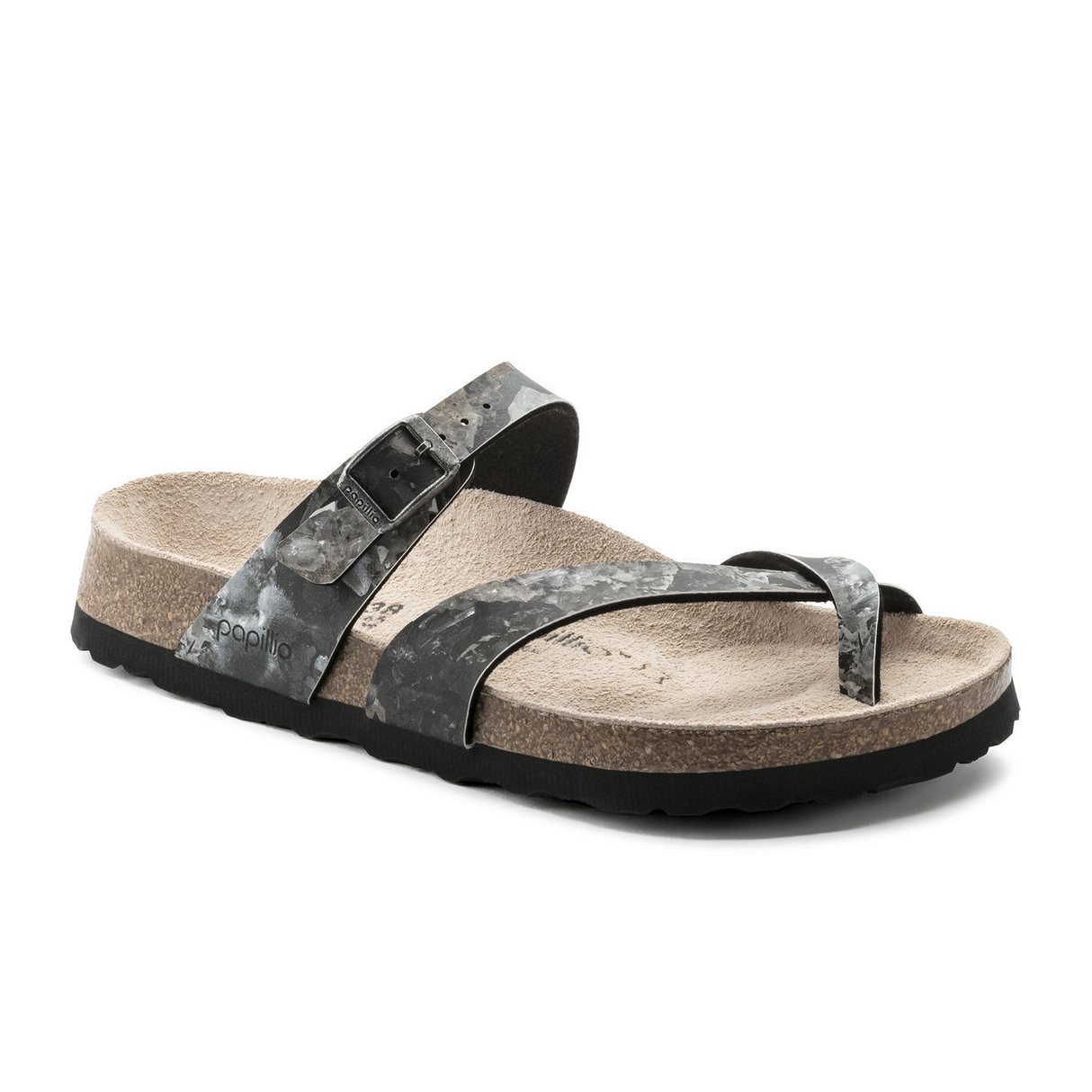 Birkenstock Tabora (Women) - Crystal Black Sandals - Thong - The Heel Shoe Fitters